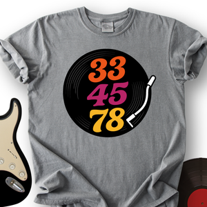33-45-78 Record T-Shirt