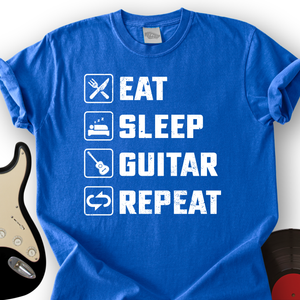 Eat, Sleep, Guitar, Repeat T-Shirt