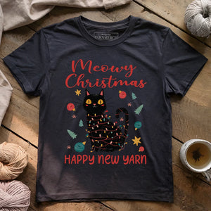 Meowy Christmas T-shirt