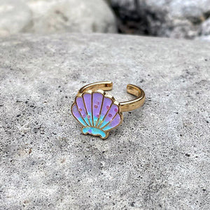 Pastel Shell Anxiety Ring π