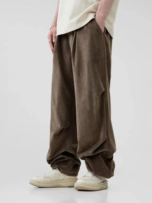 Pleated Wide Leg Pants
