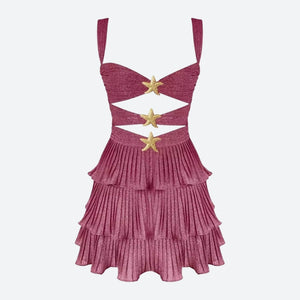 Starfish Glitter Mini Dress