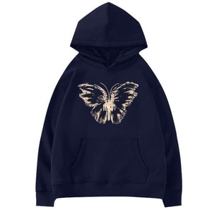 Butterfly Print Aesthetic Hoodie