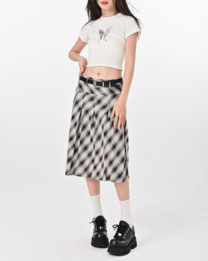 Good Manners Plaid Kilt Skirt