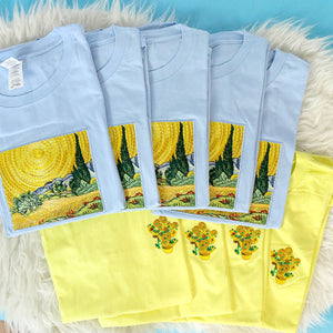 Wheat Field with Cypresses Tee