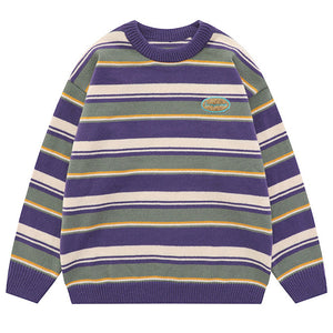 Primary Colors Striped Sweater