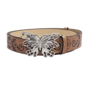 Wild West Butterfly Buckle Belt