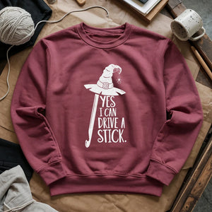 I Can Drive A Stick Sweatshirt