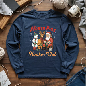 North Pole Crochet Club Long Sleeve T-shirt
