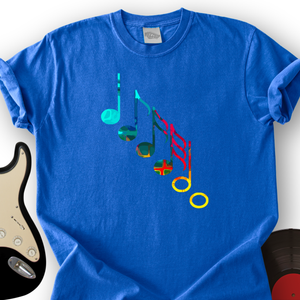 Colorful Music Notes T-Shirt