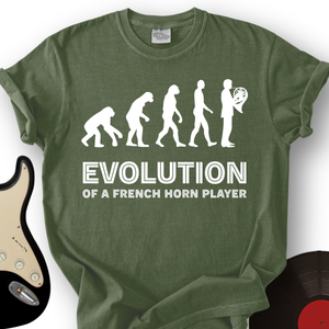 Evolution Of A French Horn Player T-Shirt