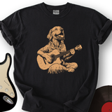 Golden Retriever Guitar T-Shirt