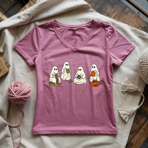 Ghost Stitchers Society Lady V-neck