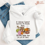 Books & Yarn Lover Hoodie