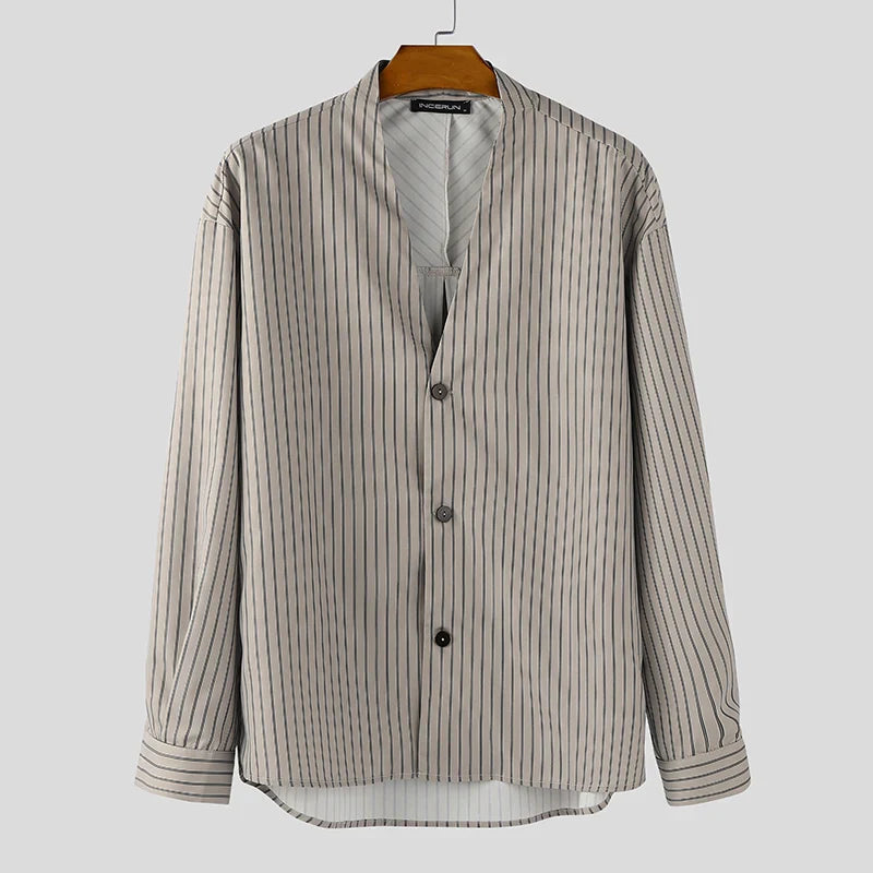 Button Up Striped Shirt