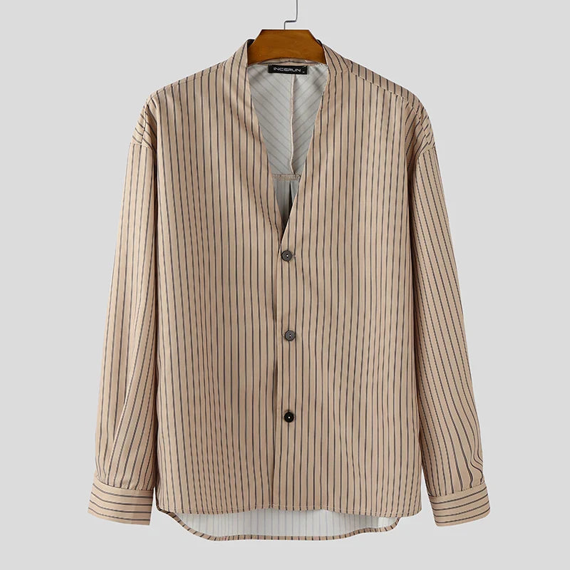 Button Up Striped Shirt