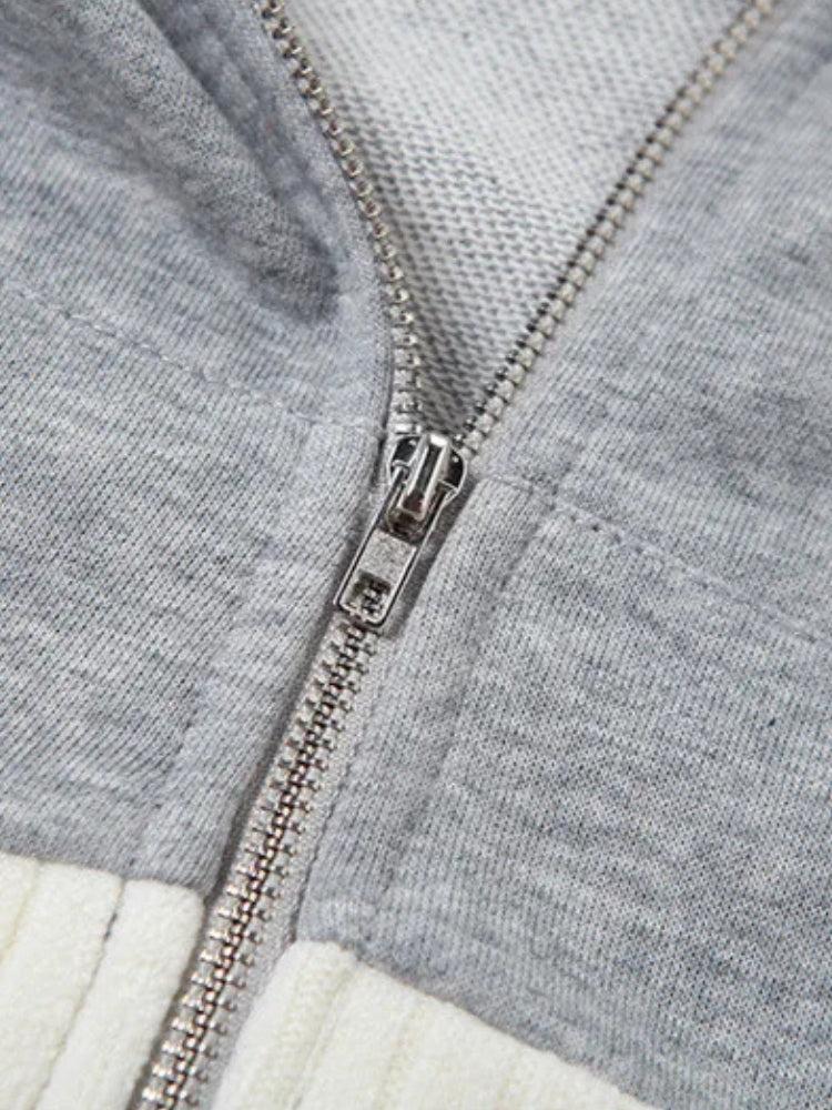 Cropped Hoodie & Mini Skirt Two Piece Set