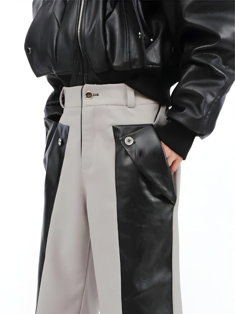 Cyberpunk Faux Leather Pants