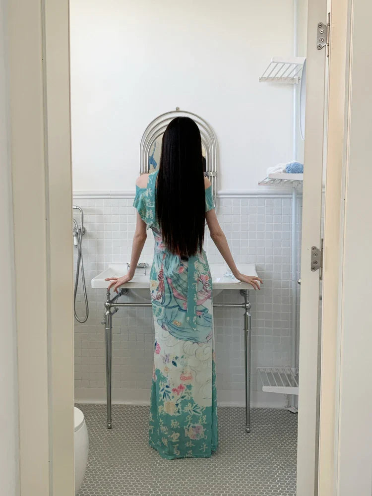 Ethereal Art Maxi Dress