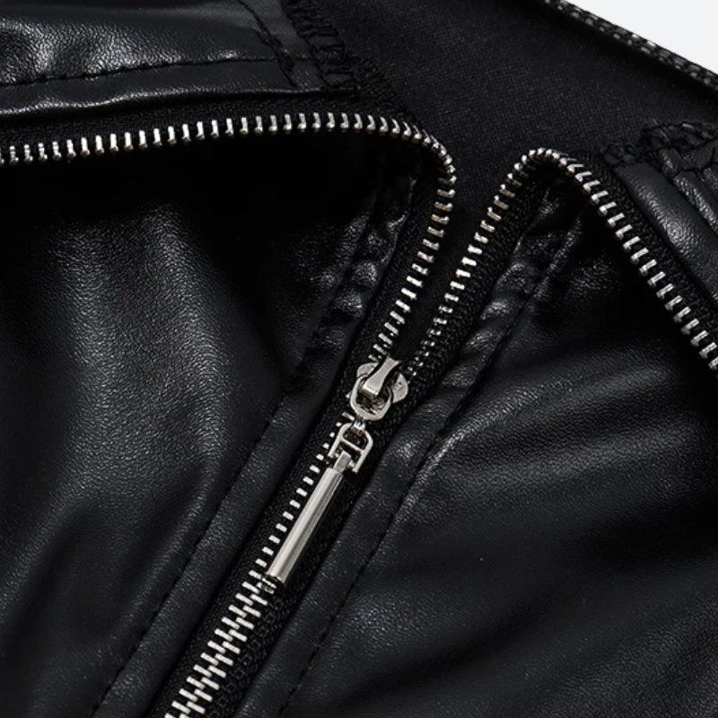 Faux Leather Mini Skirt