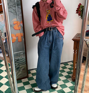 Forbidden Boyfriend Wide Jeans