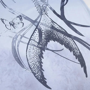 Grunge Mermaid Skeleton Maxi Dress