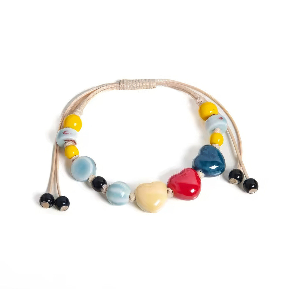 Heart Bead Bracelet