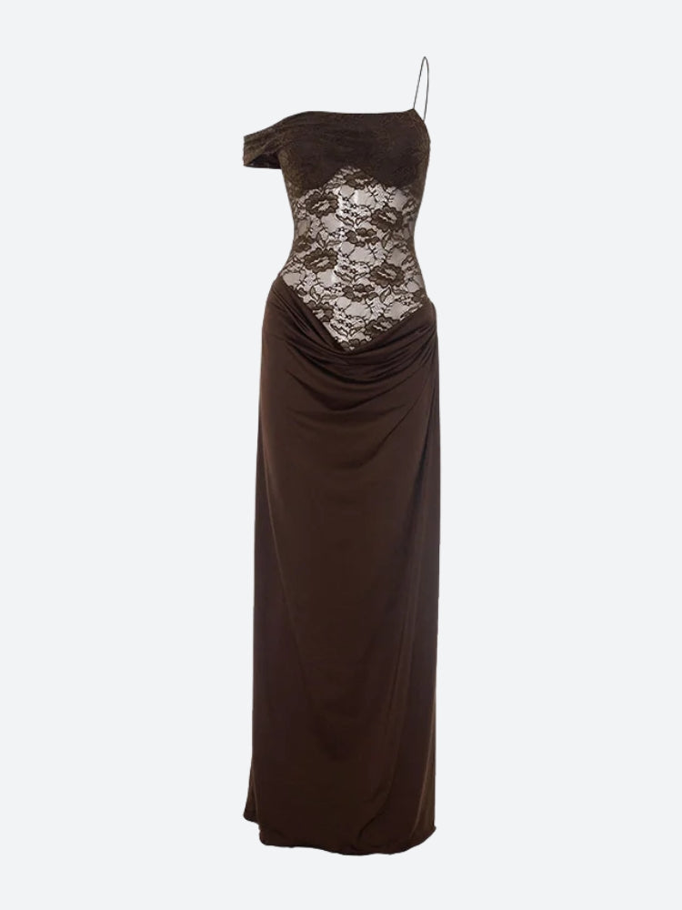 Lace Bodice Maxi Dress