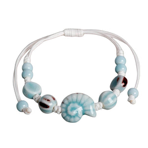 Mermaidcore Shell Bead Bracelet