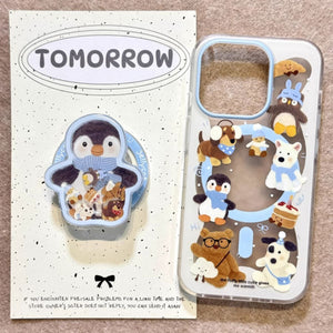 Penguin iPhone Case & Grip Set
