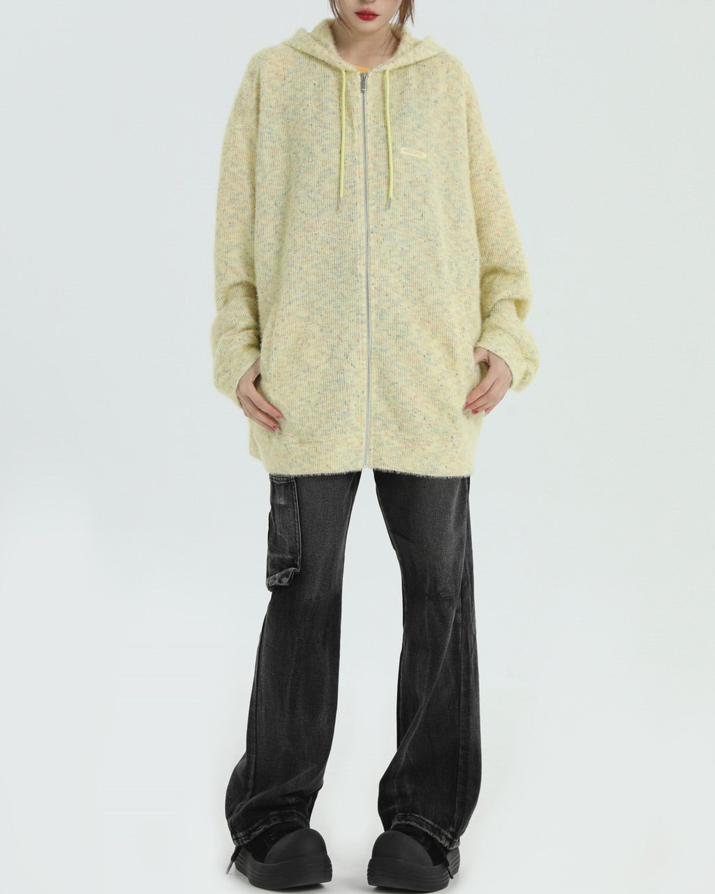 Casual Friday Knit Zip Hoodie