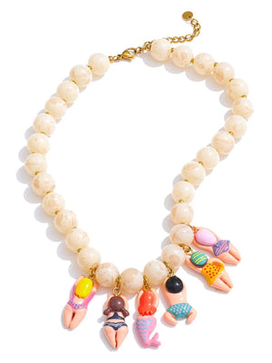 Swimsuit Figurines Necklace