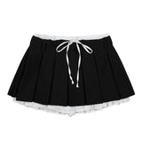 Preppy Layered Mini Skirt