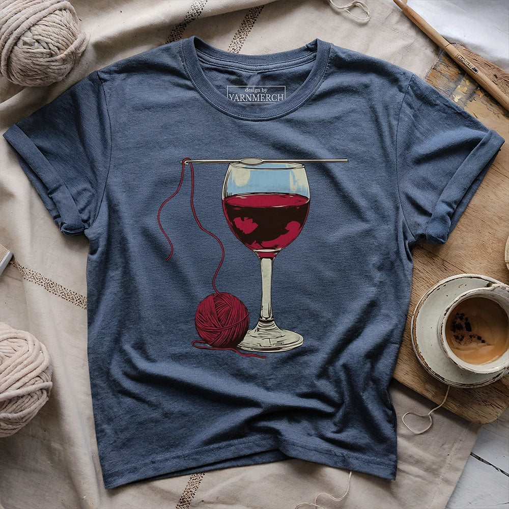Wine And Yarn T-shirt