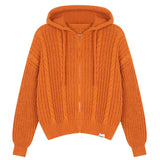 Candy Morning Loose Knit Hoodie