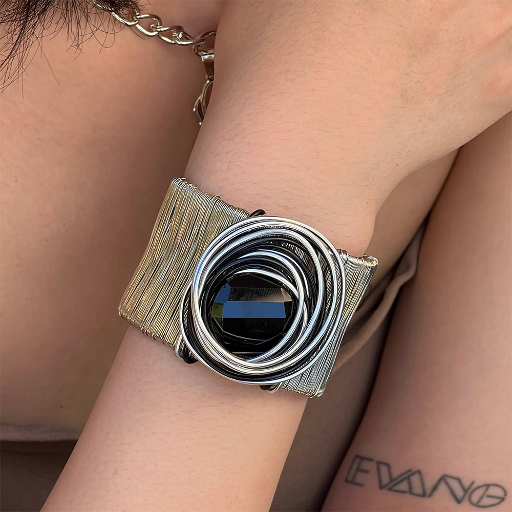 Alien Signal Cuff Bracelet
