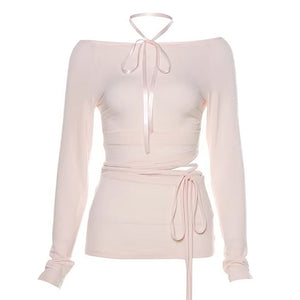 Balletcore Aesthetic Long Sleeve Top