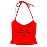 Beauty & Rage Y2K Halter Top