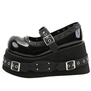 Pretty Evil Spikes Platform Boots