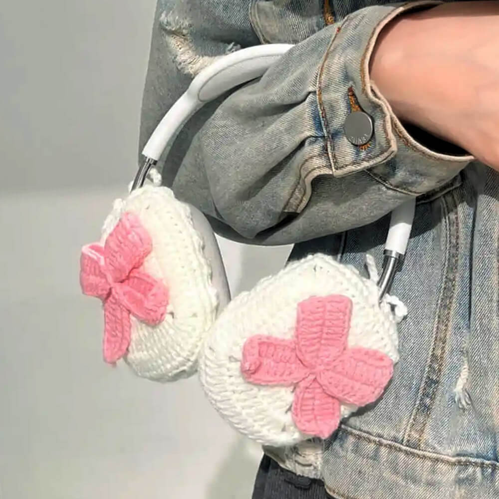 Bow Crochet AirPods Max Case