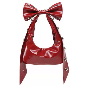 Gossip Goes Around Bow Shoulder Bag