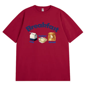 Breakfast Aesthetic Graphic T-Shirt