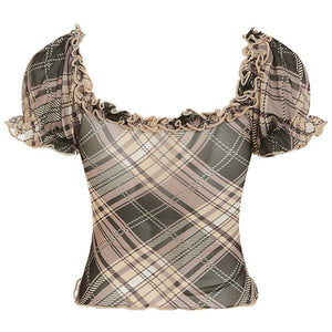 Picnic Romance Puff Sleeve Top