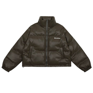 Chocolate Brown Puffer Jacket