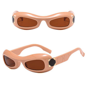 Chunky Oval Sunglasses