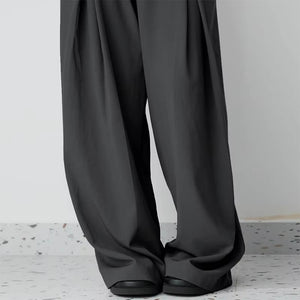 Dark Academia Wide-Leg Pants