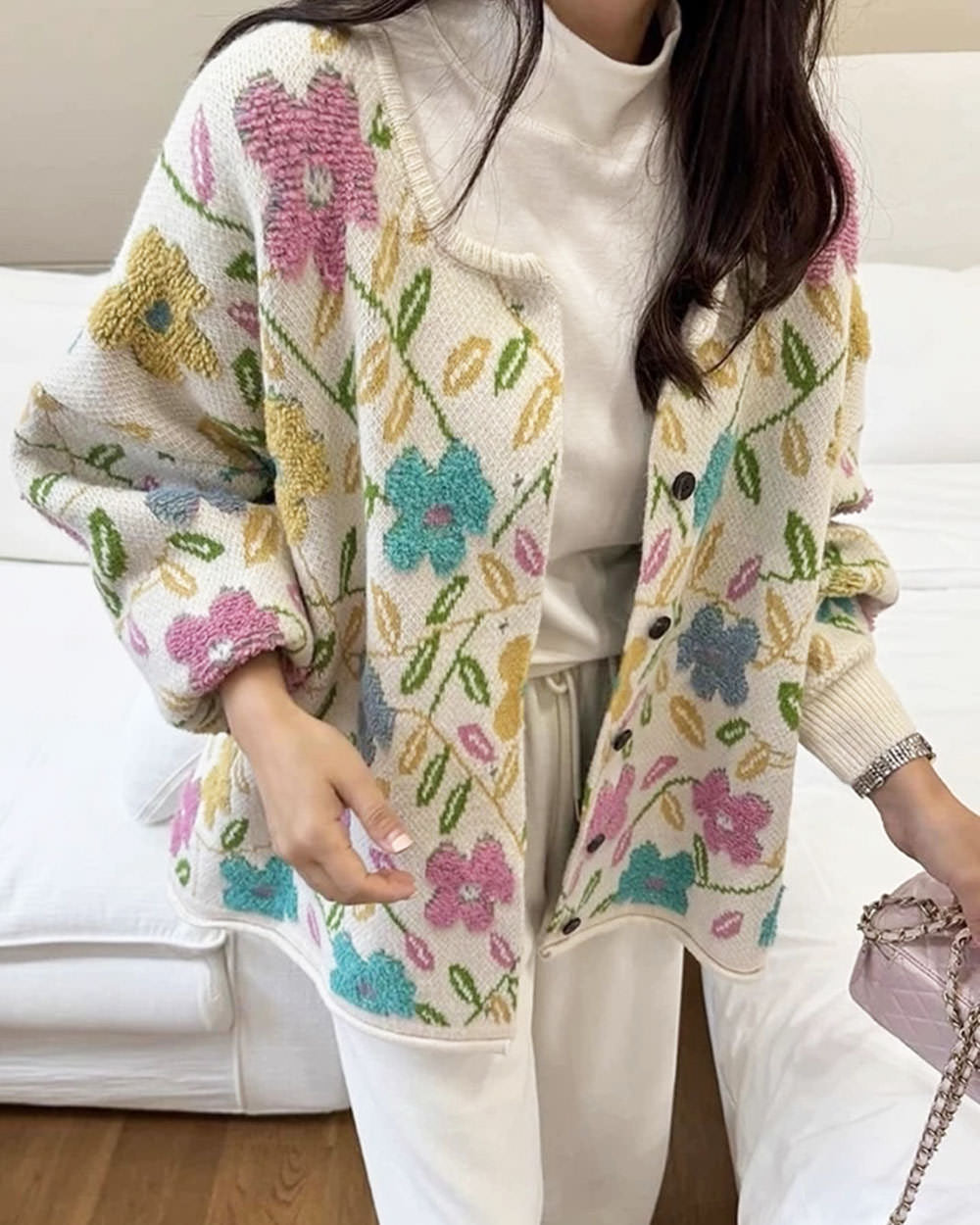 Spring Garden Knit Jacket