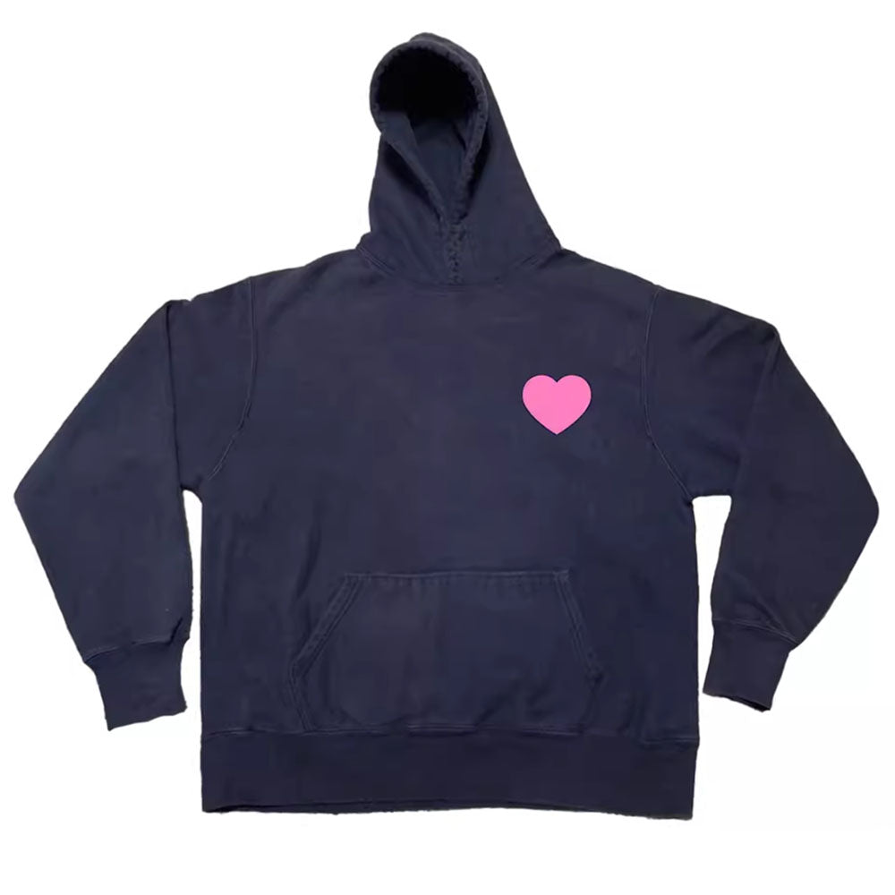 Heart Print Hoodie