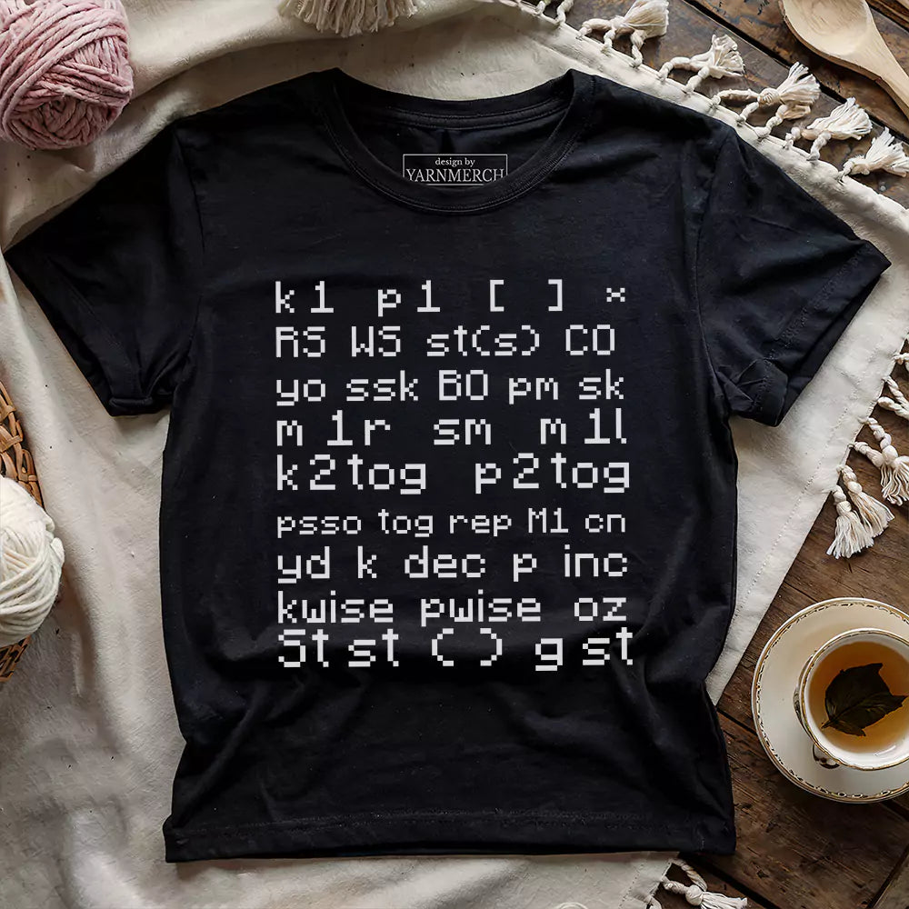 Knitting Code T-shirt