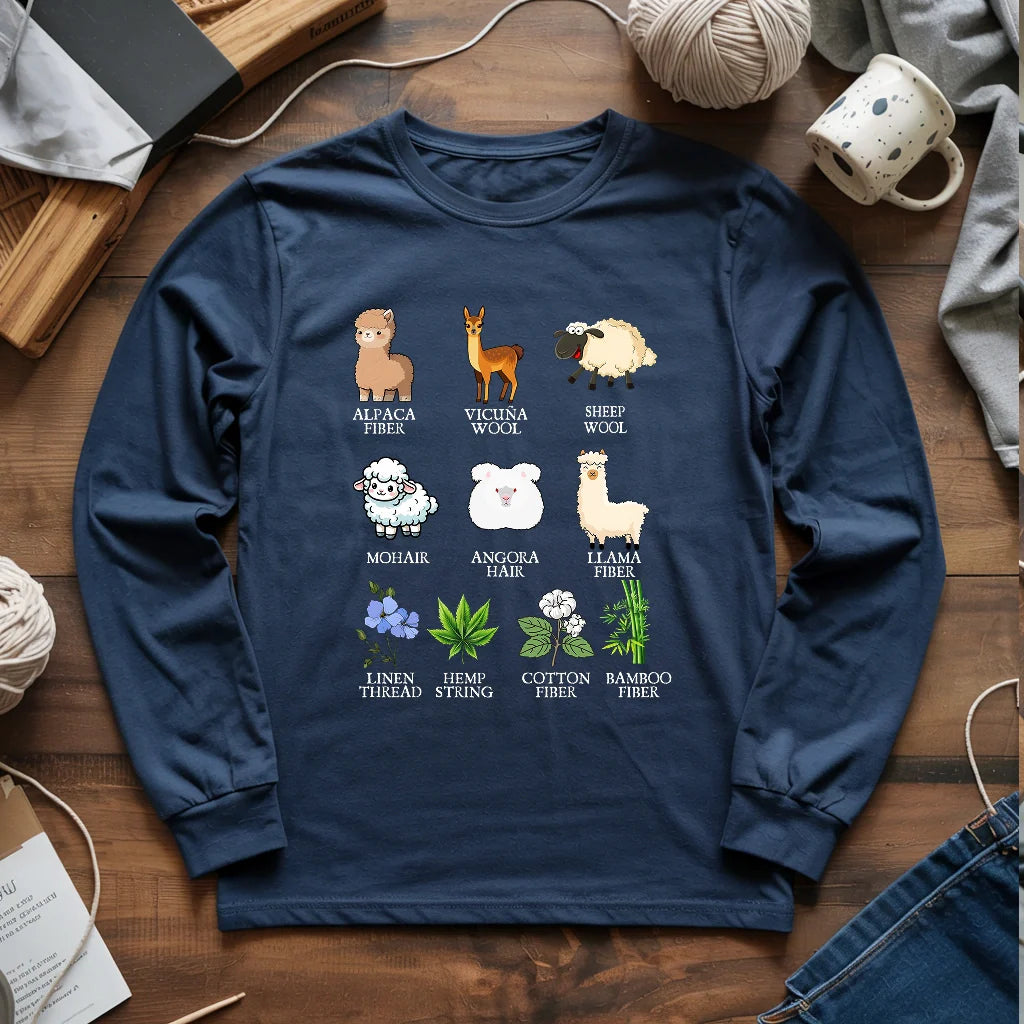 Flora Fauna Fiber Long Sleeve T-shirt